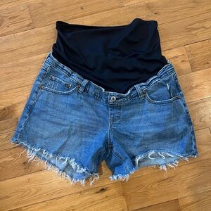 Abercrombie Denim Maternity Shorts